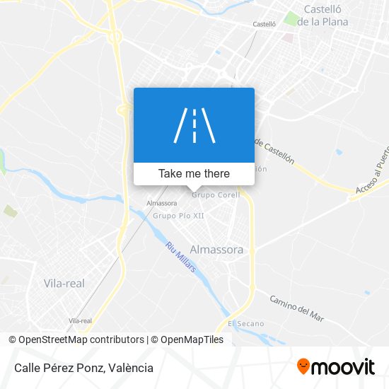 Calle Pérez Ponz map