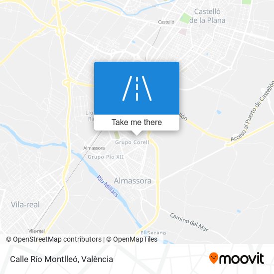 Calle Río Montlleó map