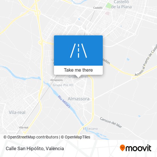Calle San Hipólito map