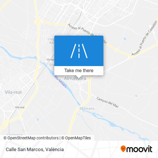 Calle San Marcos map