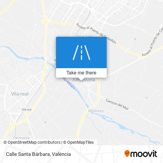 Calle Santa Bárbara map