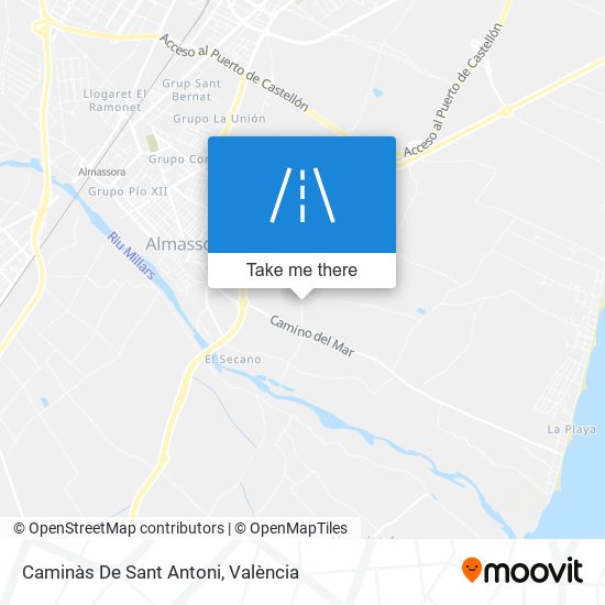 Caminàs De Sant Antoni map