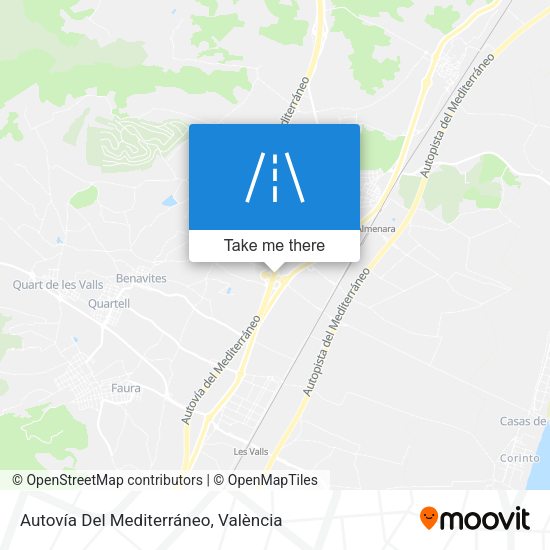 Autovía Del Mediterráneo map