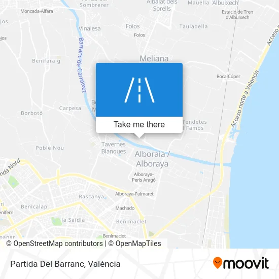 Partida Del Barranc map