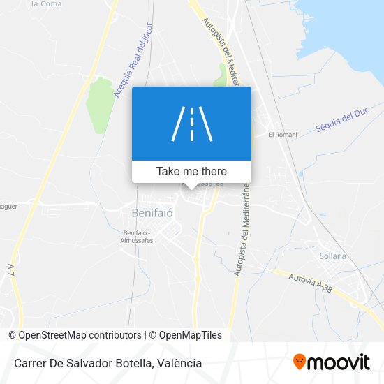 Carrer De Salvador Botella map