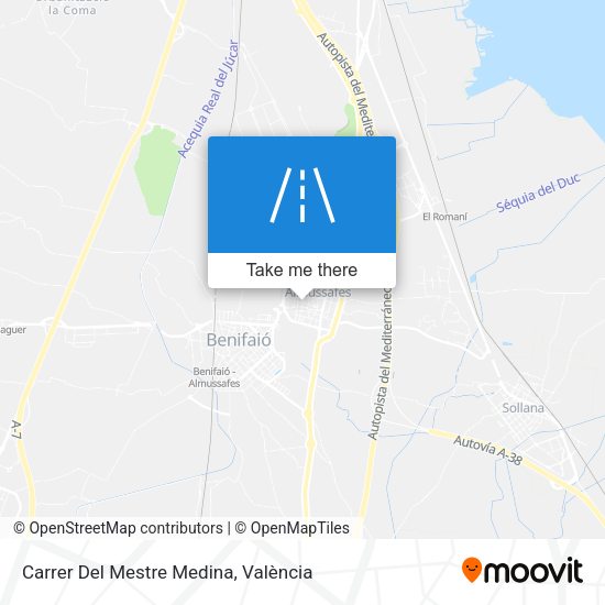 Carrer Del Mestre Medina map