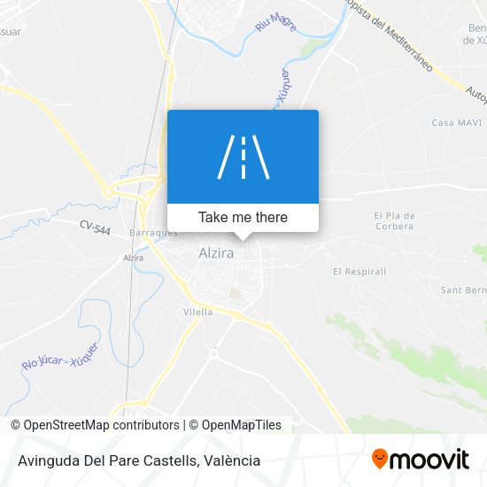 Avinguda Del Pare Castells map