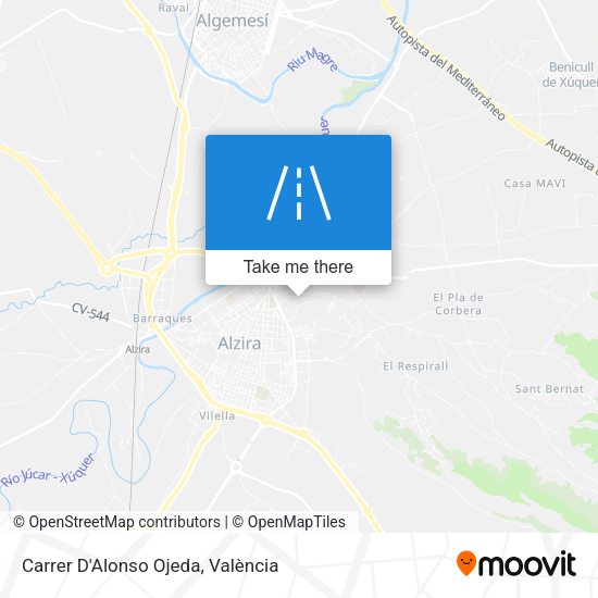 Carrer D'Alonso Ojeda map