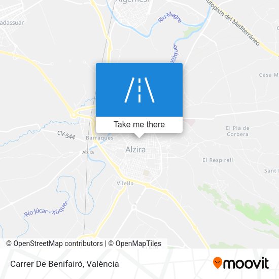 Carrer De Benifairó map