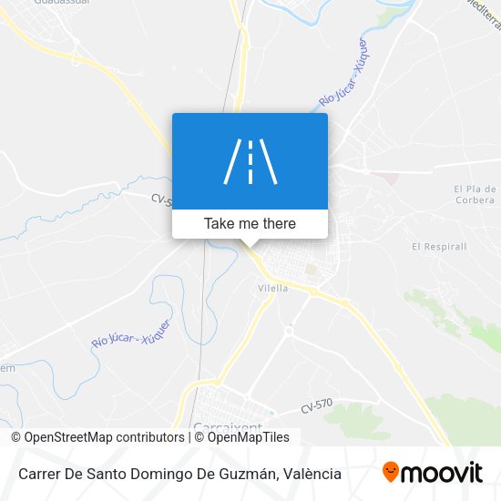 Carrer De Santo Domingo De Guzmán map