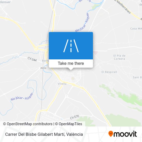 Carrer Del Bisbe Gilabert Martí map