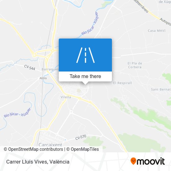 Carrer Lluís Vives map