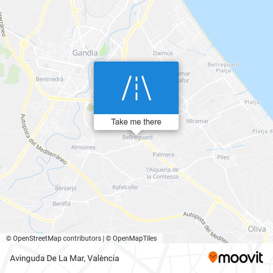 Avinguda De La Mar map