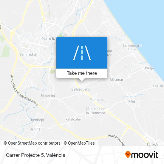 Carrer Projecte 5 map