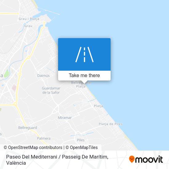 Paseo Del Mediterrani / Passeig De Marítim map