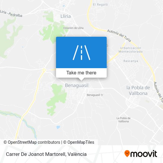 Carrer De Joanot Martorell map