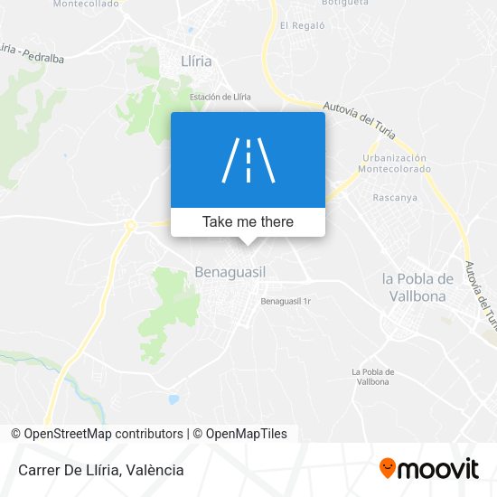 Carrer De Llíria map