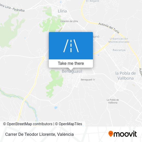 Carrer De Teodor Llorente map