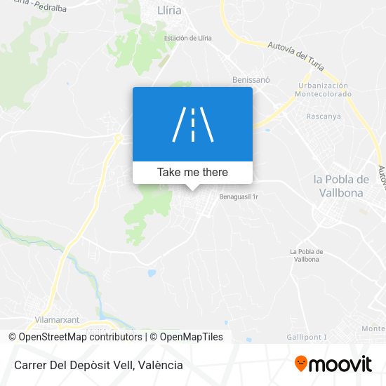 Carrer Del Depòsit Vell map