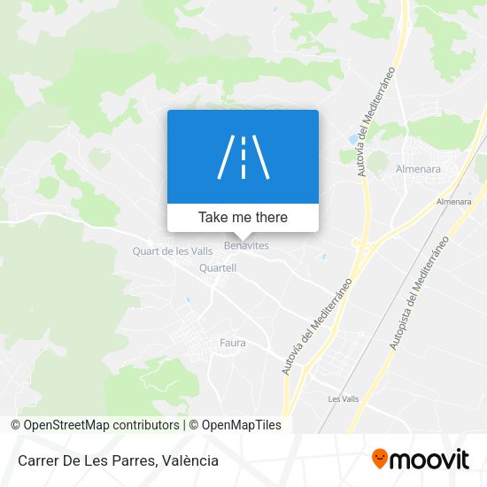 Carrer De Les Parres map