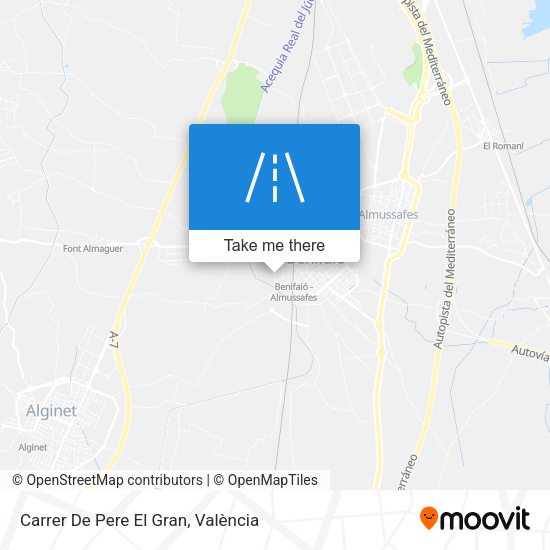 Carrer De Pere El Gran map