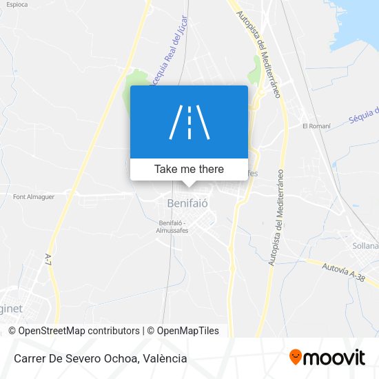 Carrer De Severo Ochoa map