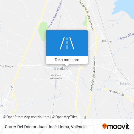 Carrer Del Doctor Juan José Llorca map