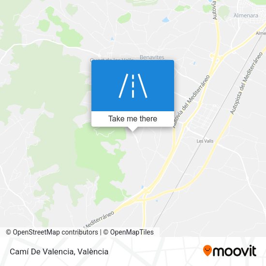 Camí De Valencia map