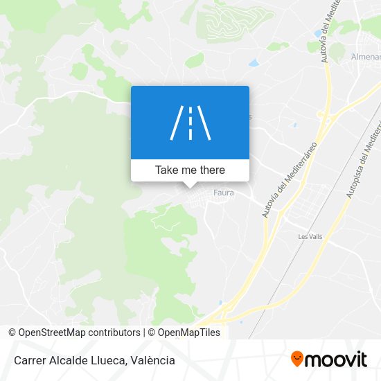 Carrer Alcalde Llueca map
