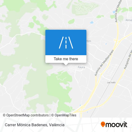 Carrer Mónica Badenes map