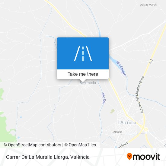 Carrer De La Muralla Llarga map