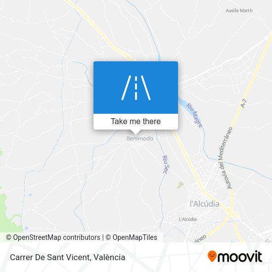 Carrer De Sant Vicent map