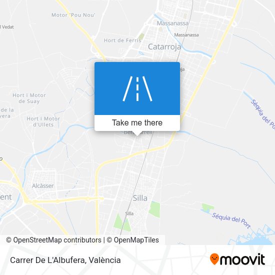 Carrer De L'Albufera map