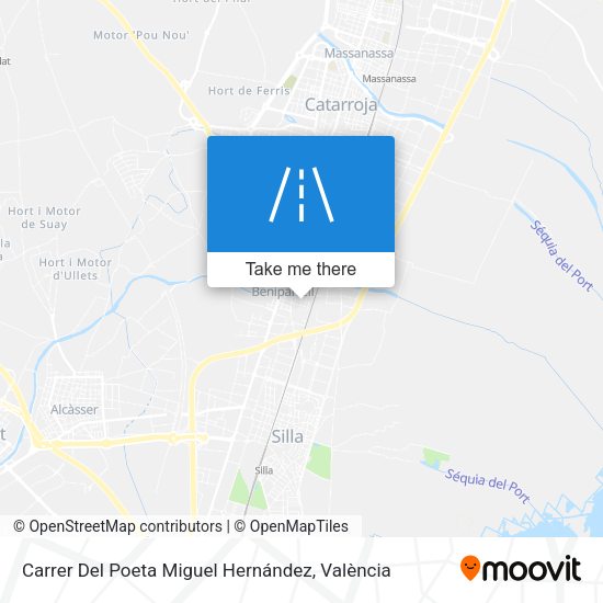 Carrer Del Poeta Miguel Hernández map