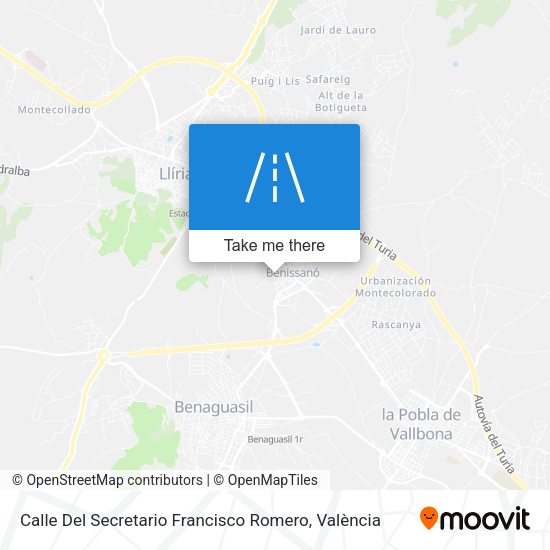 Calle Del Secretario Francisco Romero map