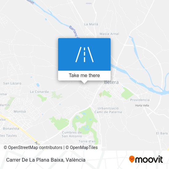 Carrer De La Plana Baixa map
