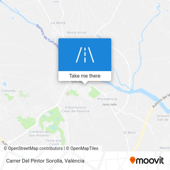 Carrer Del Pintor Sorolla map