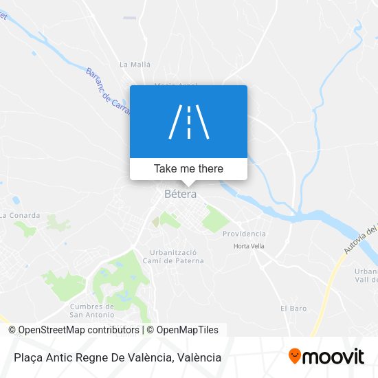 Plaça Antic Regne De València map