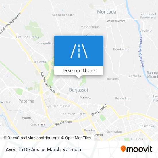 Avenida De Ausias March map