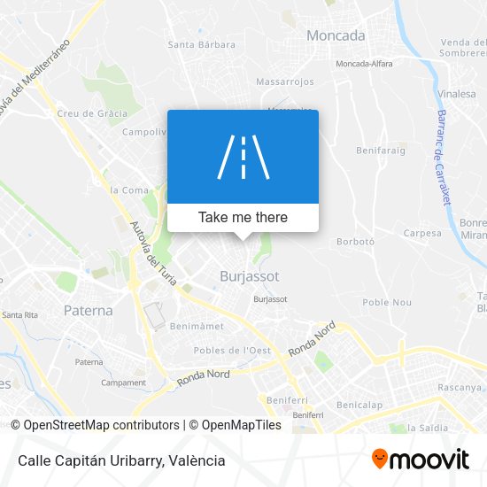 Calle Capitán Uribarry map