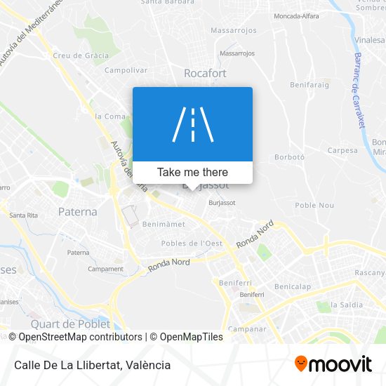 Calle De La Llibertat map