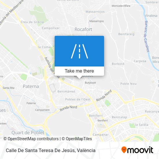 Calle De Santa Teresa De Jesús map