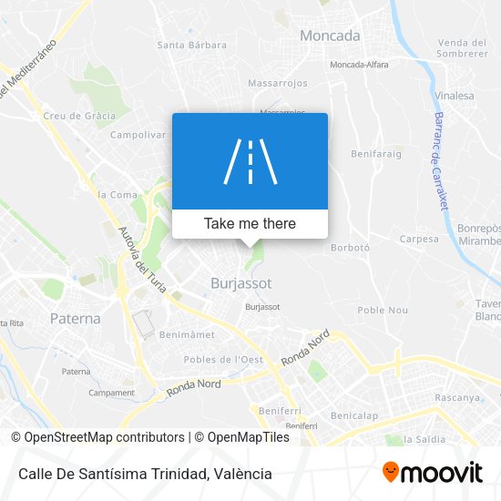 Calle De Santísima Trinidad map