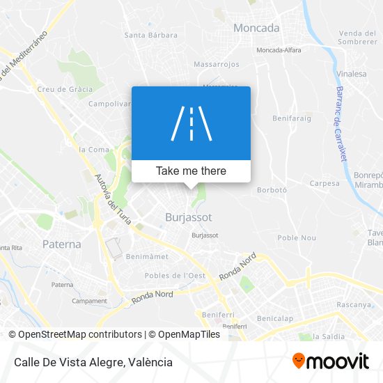 Calle De Vista Alegre map