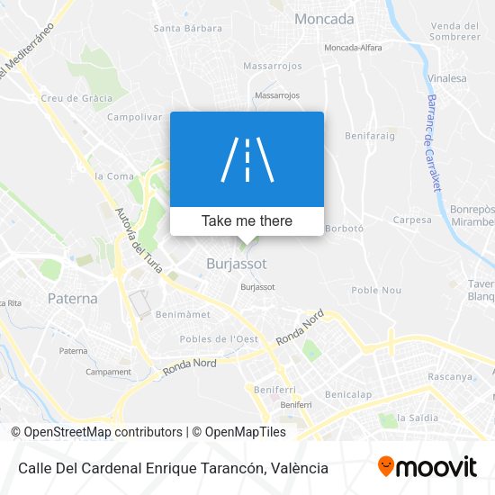 Calle Del Cardenal Enrique Tarancón map