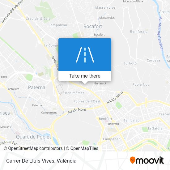 Carrer De Lluís Vives map