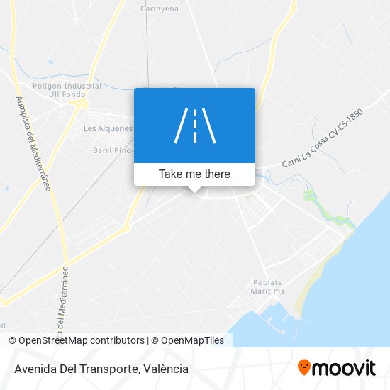 Avenida Del Transporte map