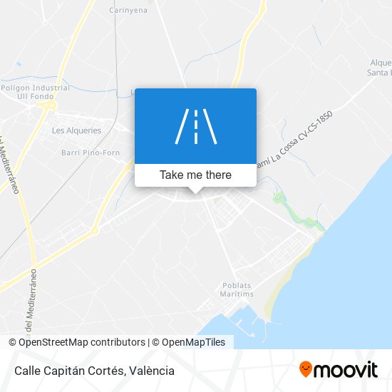 Calle Capitán Cortés map