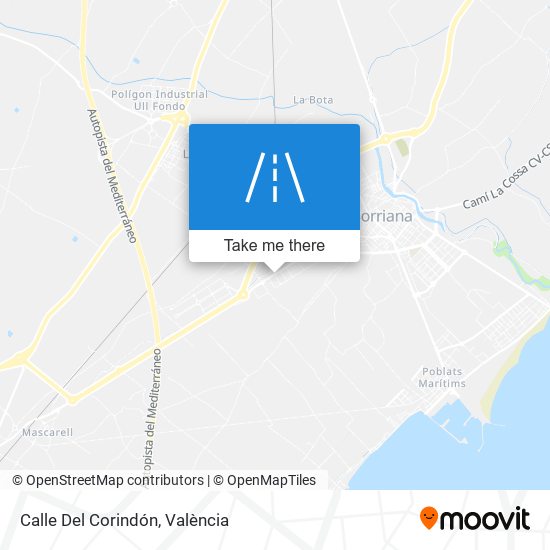 Calle Del Corindón map