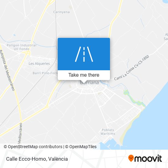 Calle Ecco-Homo map